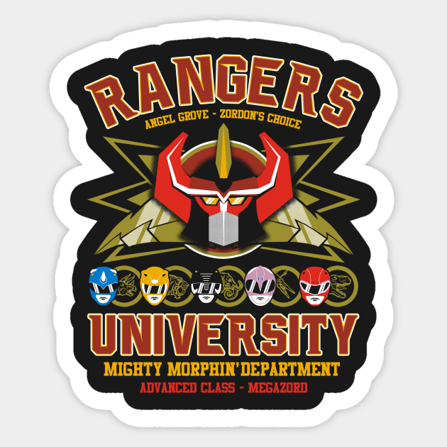 Rangers University (Deluxe) Sticker by Arinesart